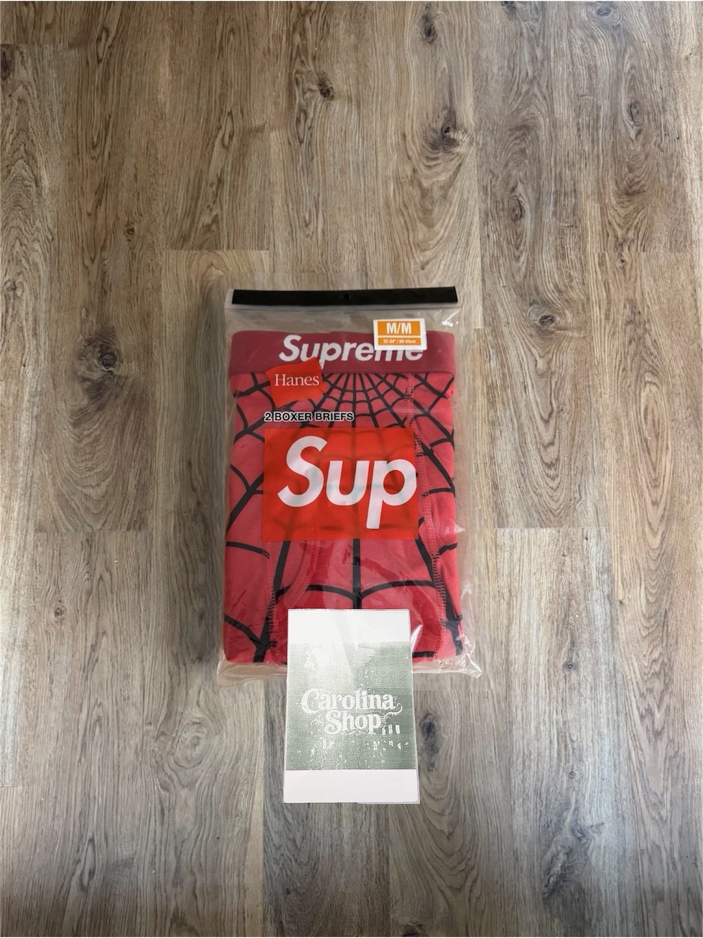 Supreme x Hanes Spider-Man Boxer Briefs 2-Pack Black